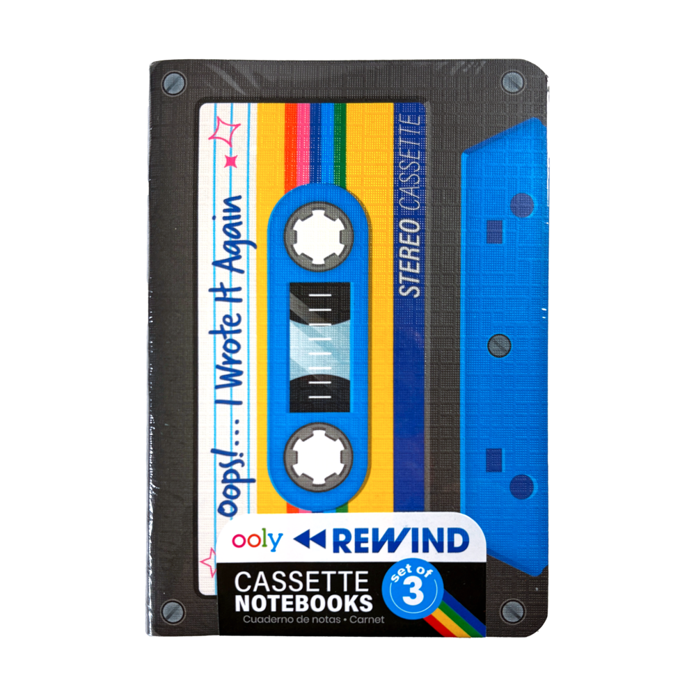 Rewind Retro Mini Notebooks - Set of 3