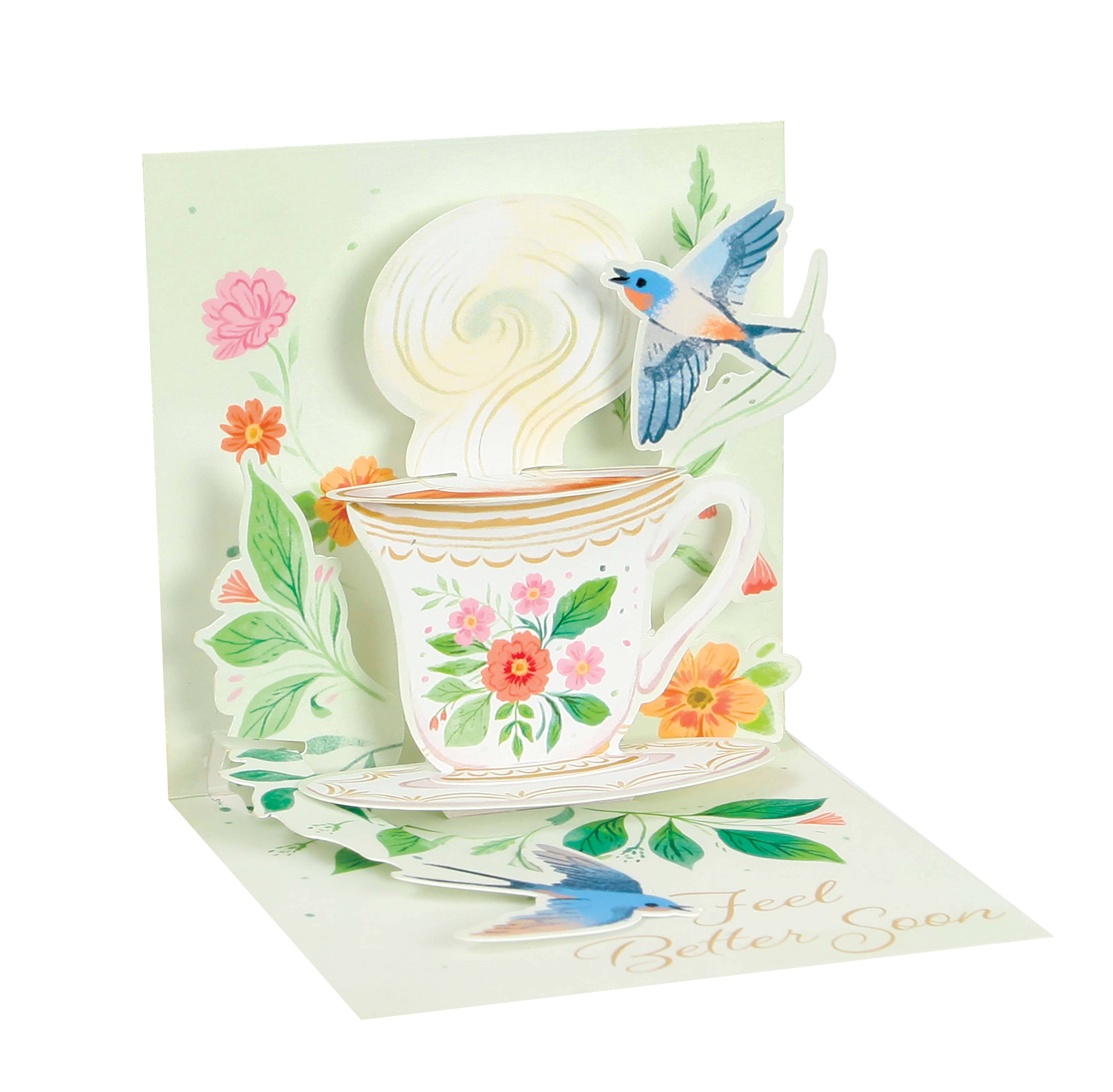 Hug in a Mug Mini Get Well Pop‑Up Card