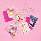 Happy 50th Birthday Cake Card