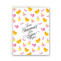 Bananas For You Greeting Card