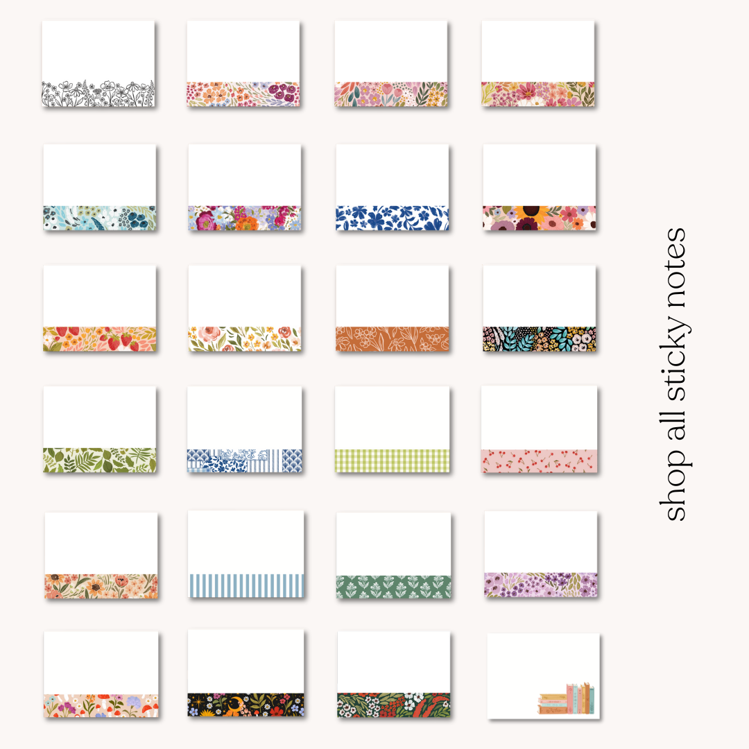 Celestial Garden Sticky Note, 4x3"