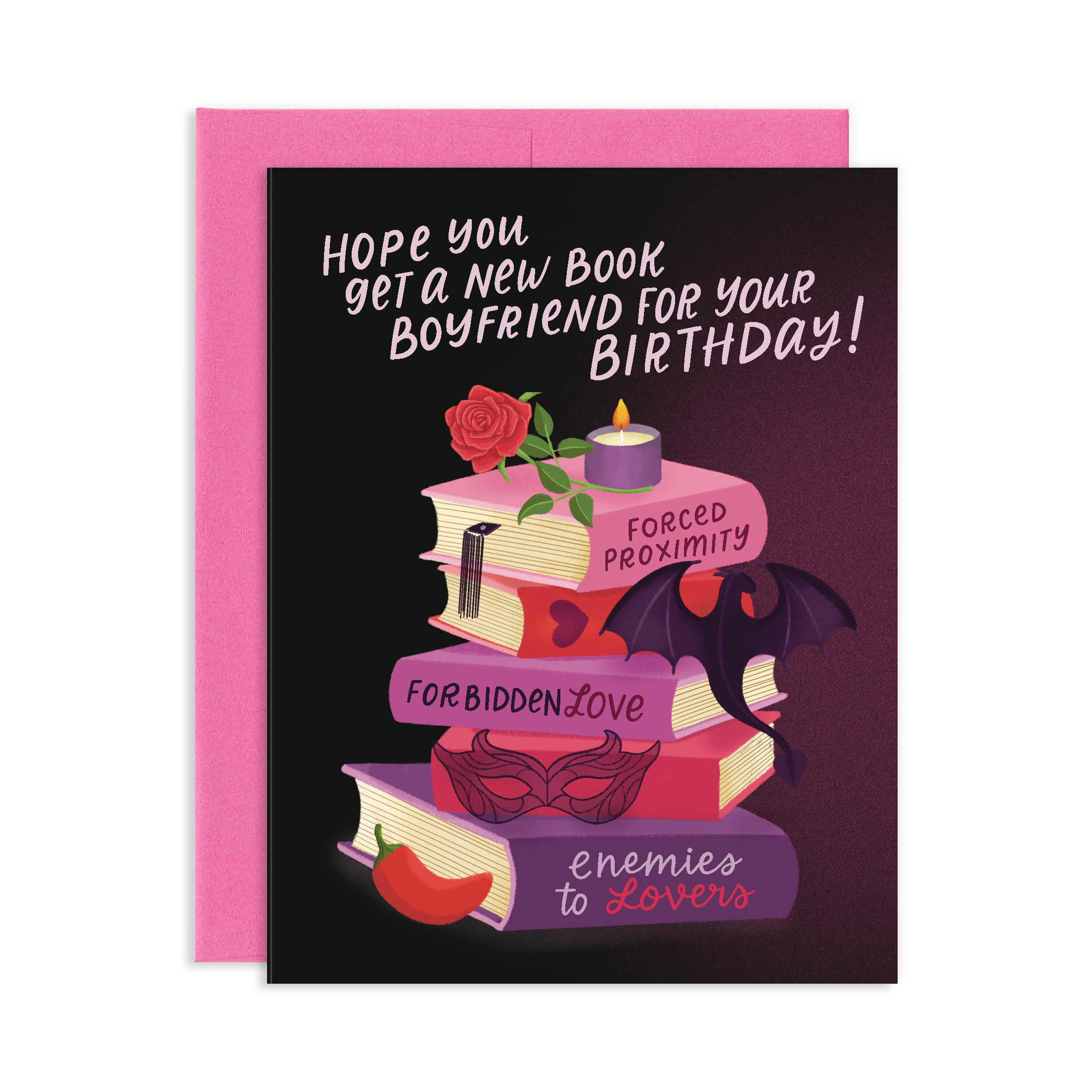 Hope You Get A New Book Boyfriend Card