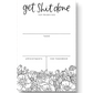 Get Shit Done Daily Planner Notepad, 8.5x5.5 in.