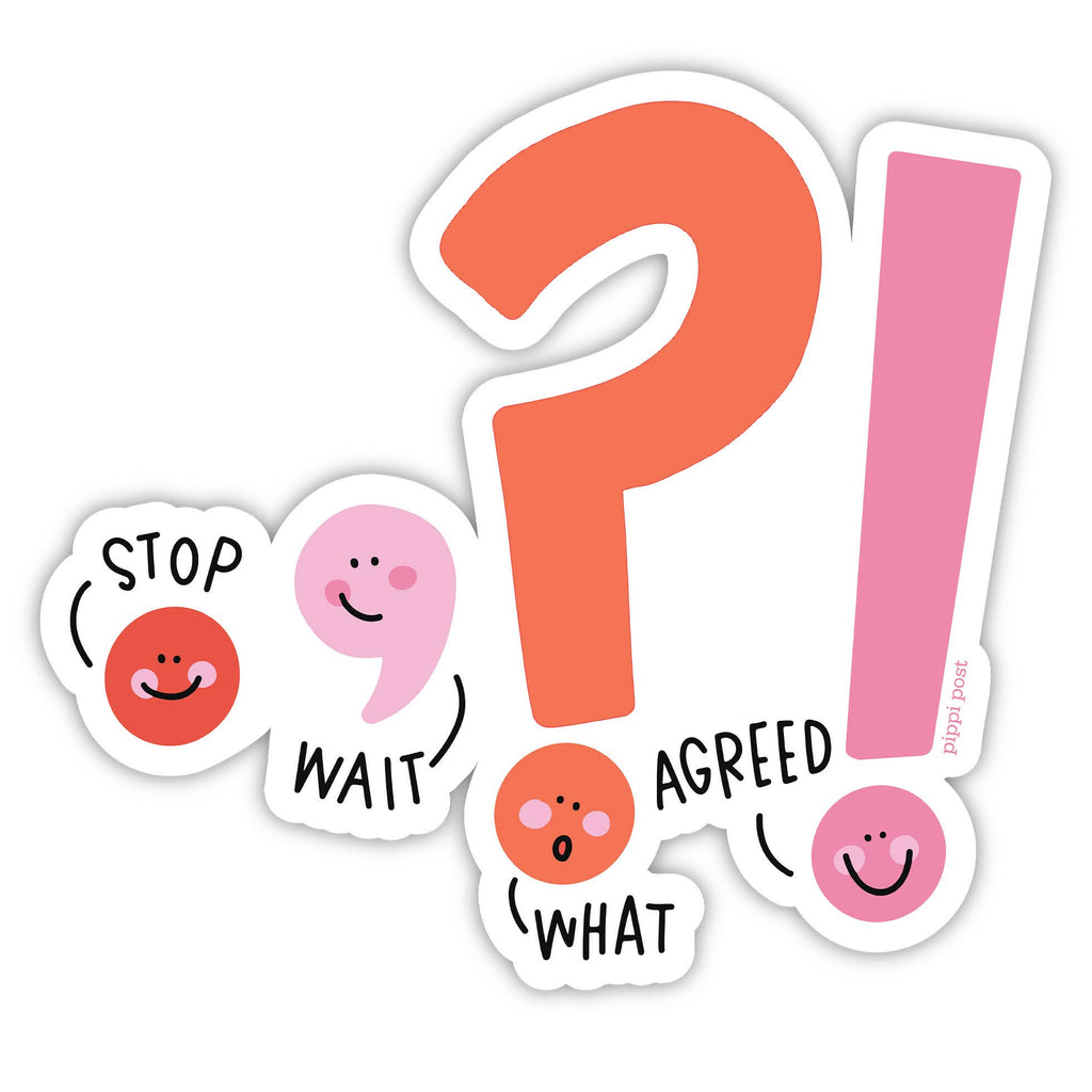 Punctuation Decal Sticker