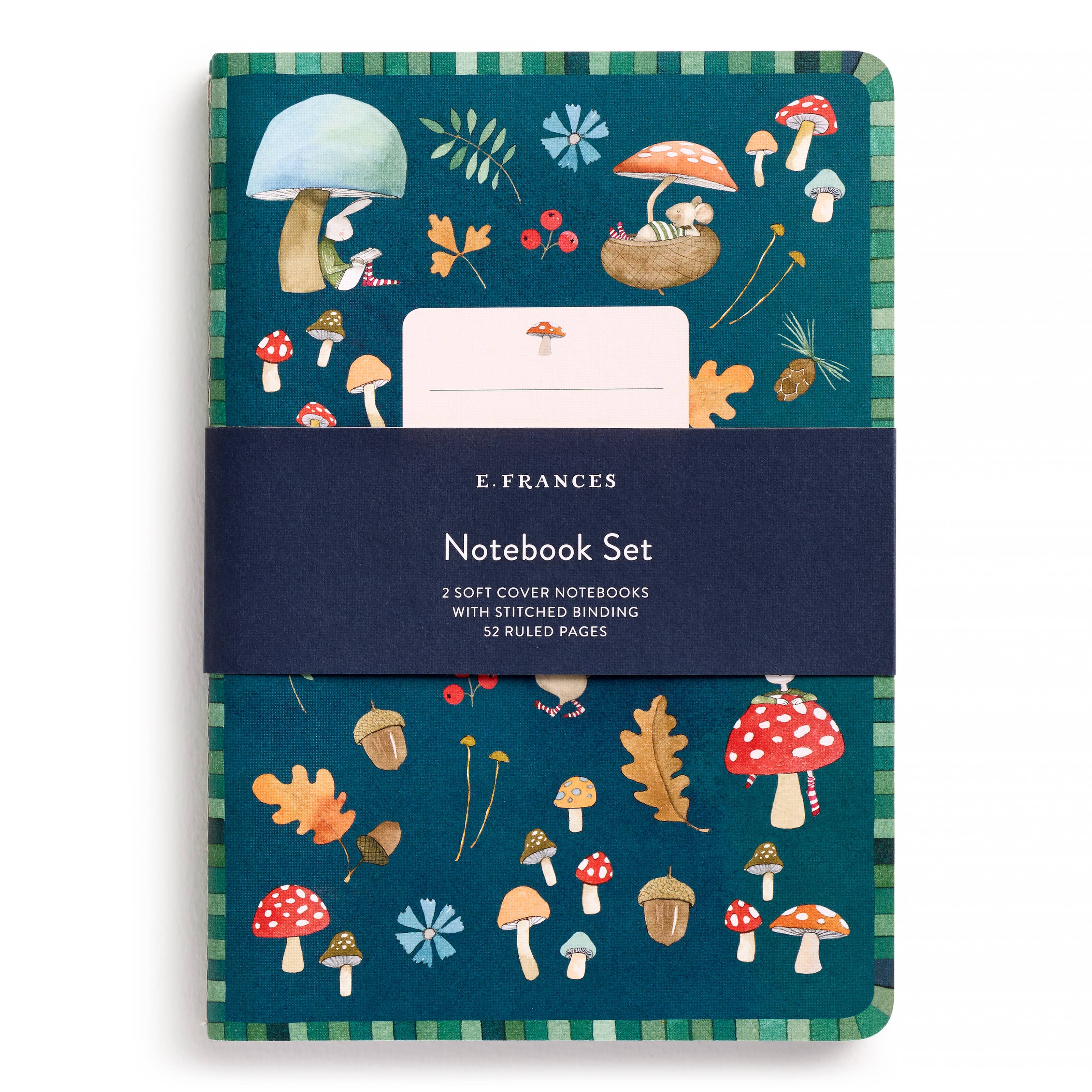 Through The Woods Stitched Notebook Set, Set of 2