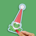 Santa Frog Bookmark