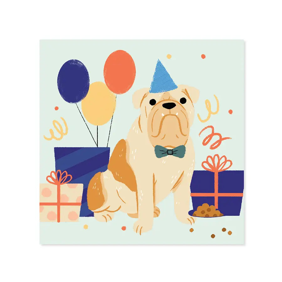 Woof Party Pop-Up Card with Light