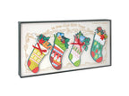 Vintage Stockings Christmas Gift Tags - Boxed Set of 16 tags