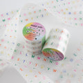 Multi-Color Letter Beads PET Tape - 50mm