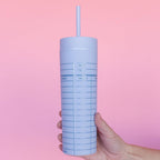 Library Card Tumbler- Periwinkle