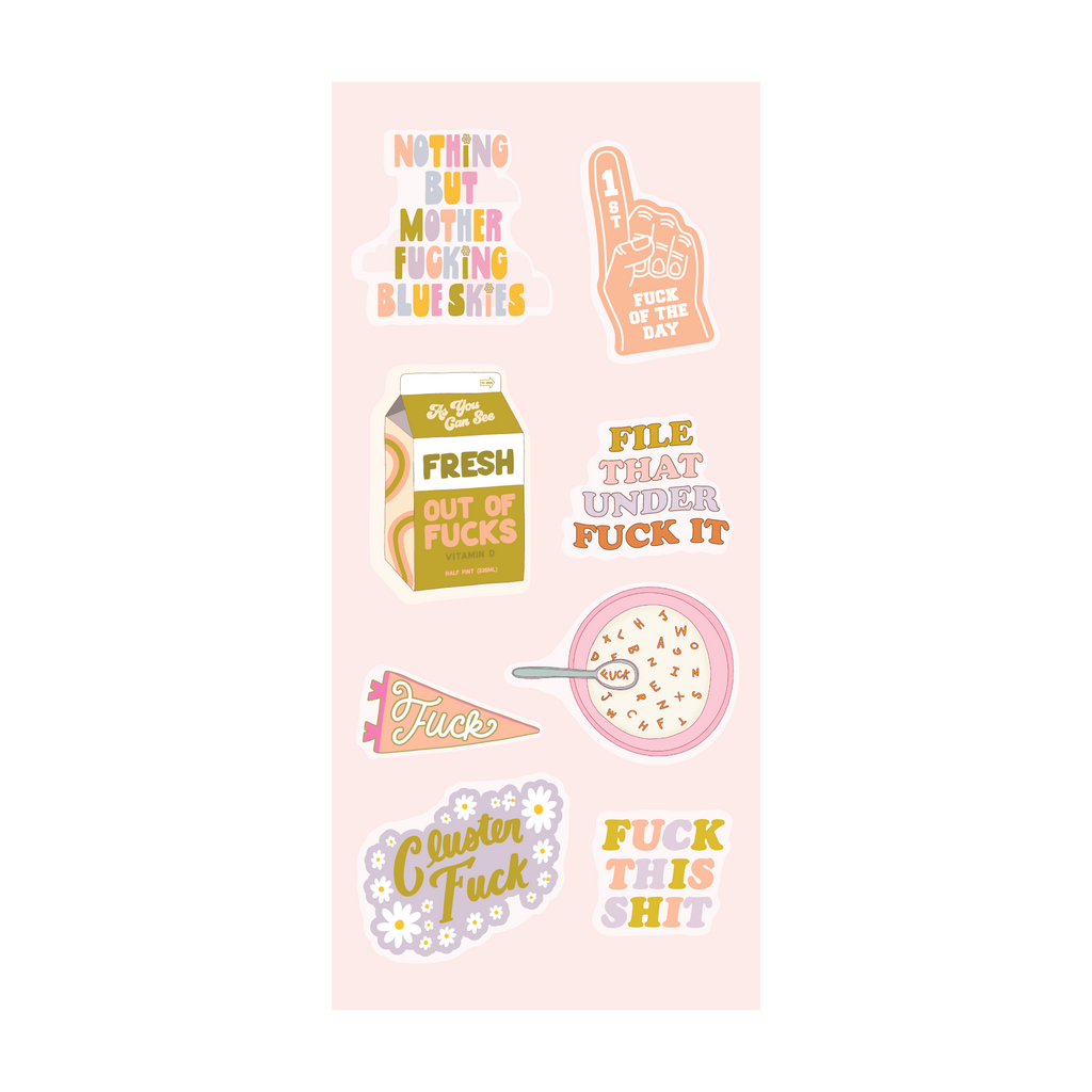 The Sweary Everything Edition Sticker Book