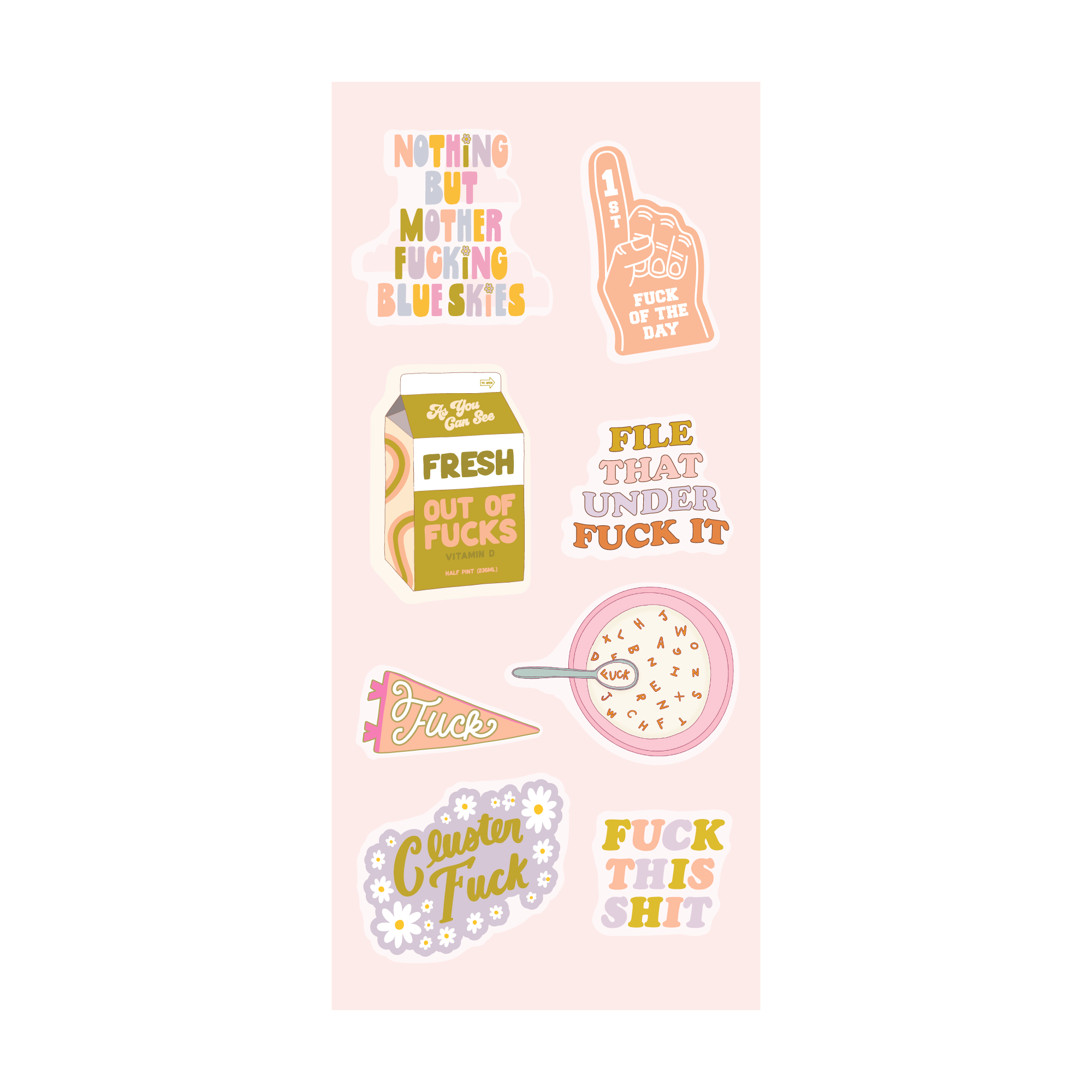The Sweary Everything Edition Sticker Book