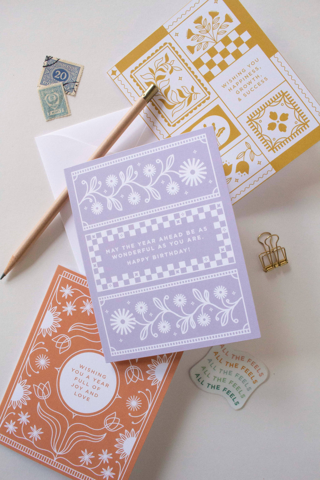 Birthday Card | Lavender Floral Birthday Design