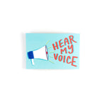 Hear My Voice Protest Postcard