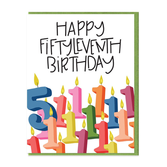 FIFTYLEVEN Birthday Card