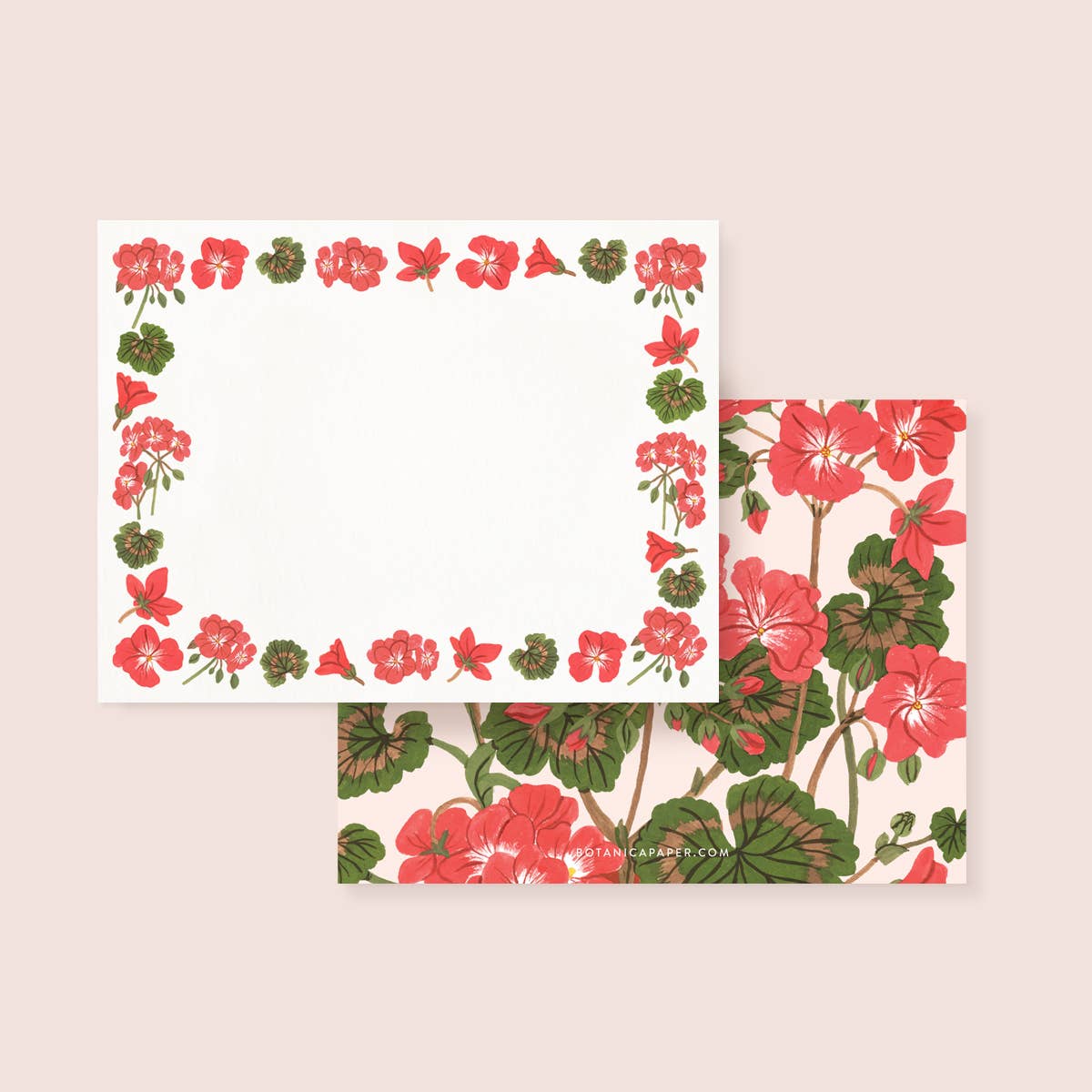 Geranium Notecards