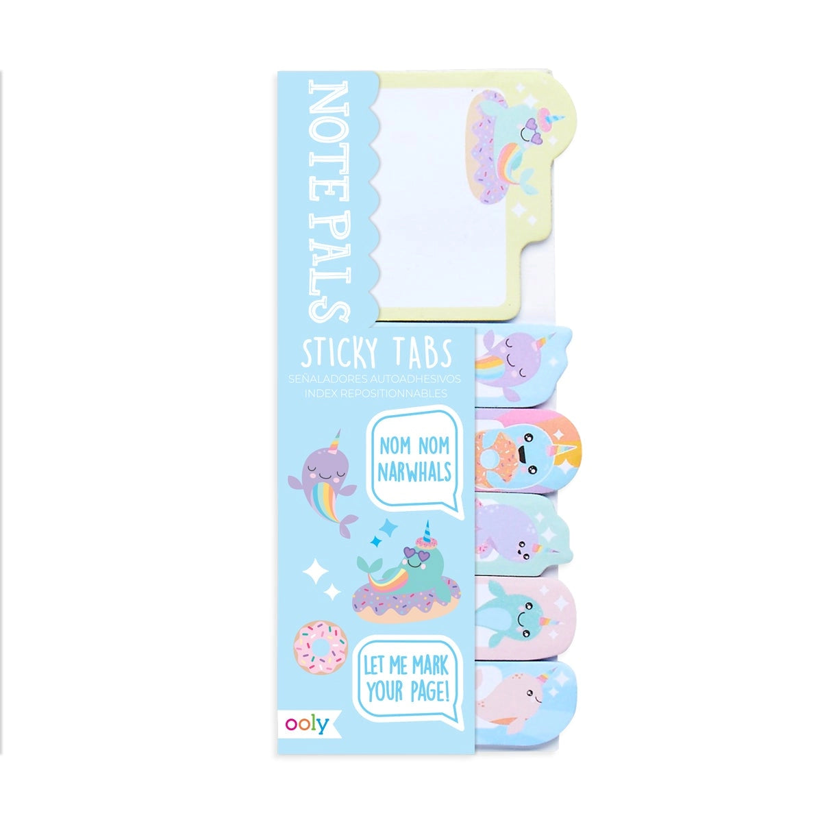 Note Pals Sticky Note Pad -Nom Nom Narwhals