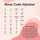 Morse Code Matching Set - Mother & Daughter