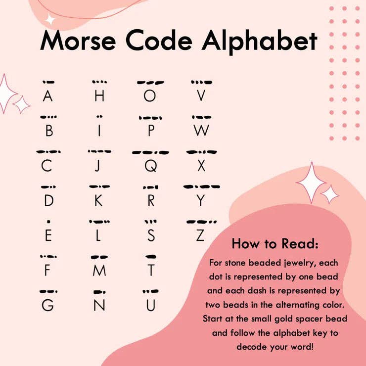 Morse Code Matching Set - Friendship