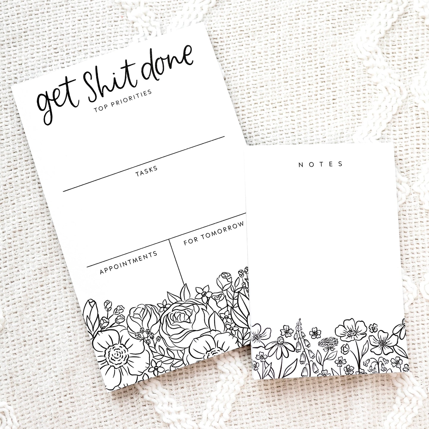 Get Shit Done Daily Planner Notepad, 8.5x5.5 in.