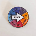Fuck Interactive Spinner Pin