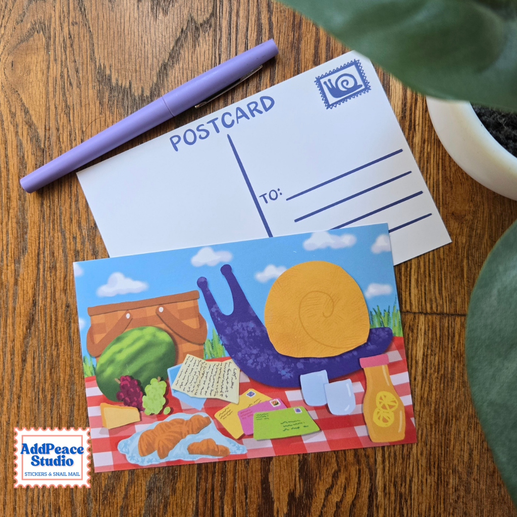Snail Mail Illustrated Postcards - Set of 12