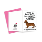 Love Your Wiener Dog Anniversary Card
