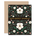 With Deepest Sympathy Card with Gold Foil