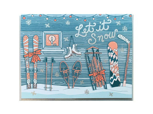 Let It Snow Card