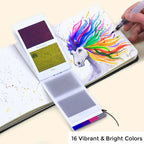 Original Colorsheets - 16 Watercolors | Handmade | Portable
