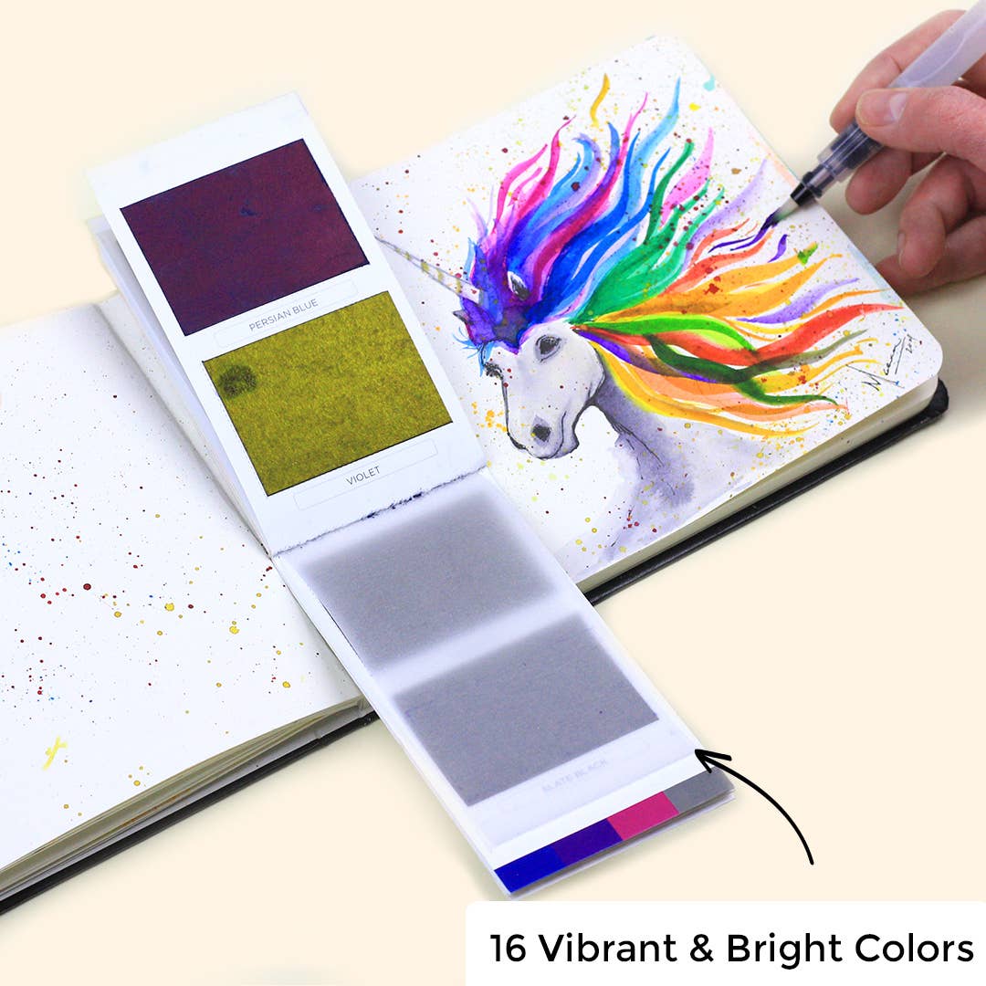 Original Colorsheets - 16 Watercolors | Handmade | Portable
