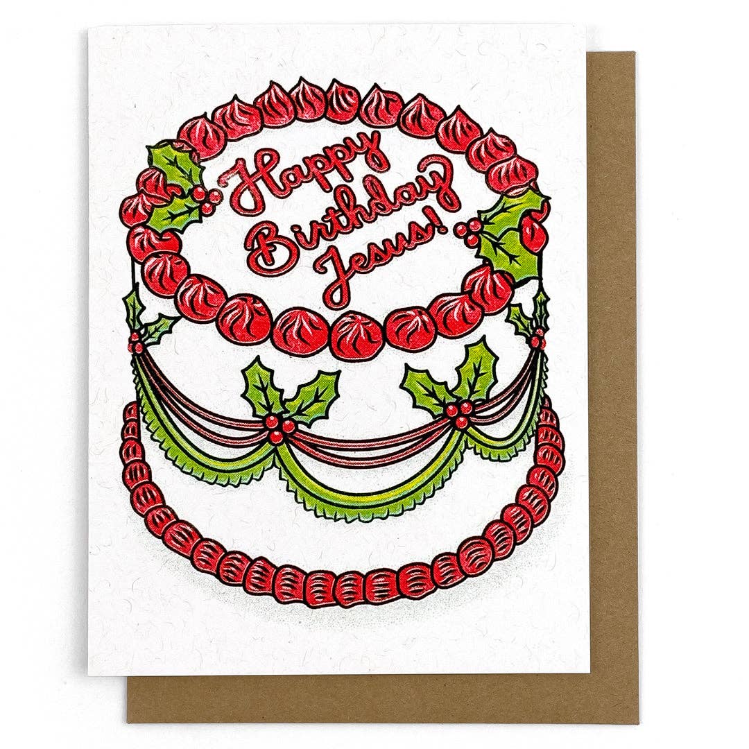 Happy Birthday Jesus Card