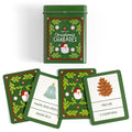 Christmas Charades Game - Deck of Cards + Storage Tin