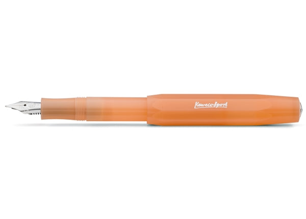 Kaweco Frosted Sport Fountain Pen in Soft Mandarin