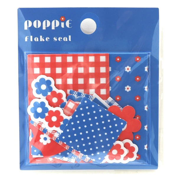 Poppie Retro Flower Sticker Flakes