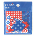 Poppie Retro Flower Sticker Flakes