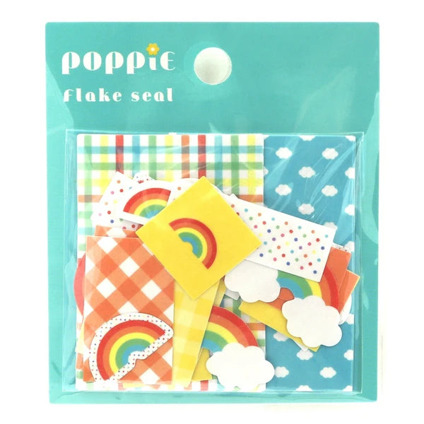 Poppie Check Sticker Flakes
