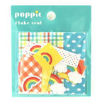 Poppie Check Sticker Flakes