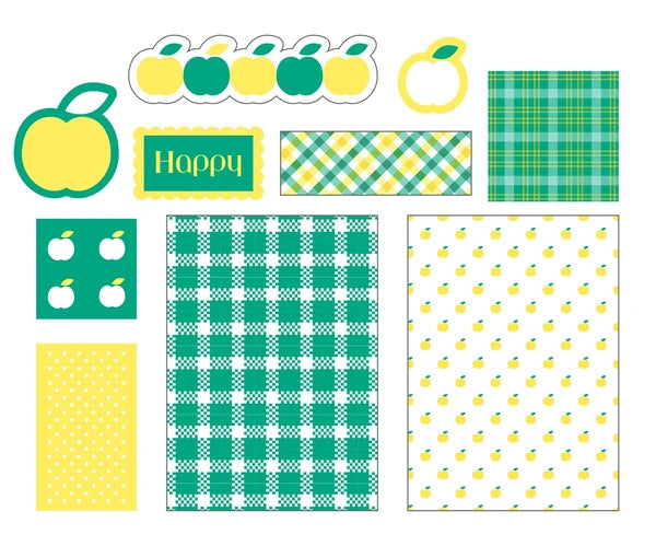 Poppie Apple Sticker Flakes