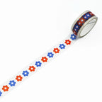 Poppie Retro Flower Washi Tape