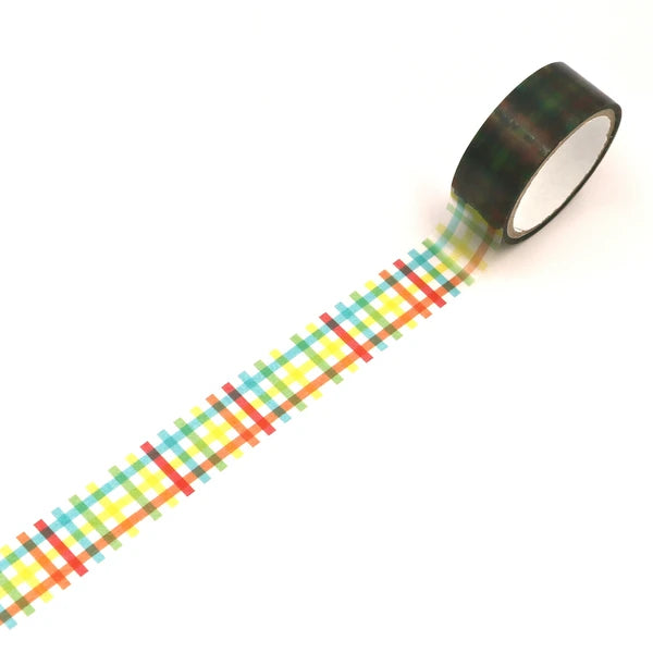 Poppie Retro Plaid Washi Tape