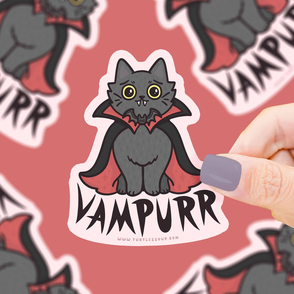 Vampurr Kitty Vinyl Sticker