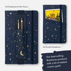 Bookaroo Moon & Stars Stationery: Navy Pen