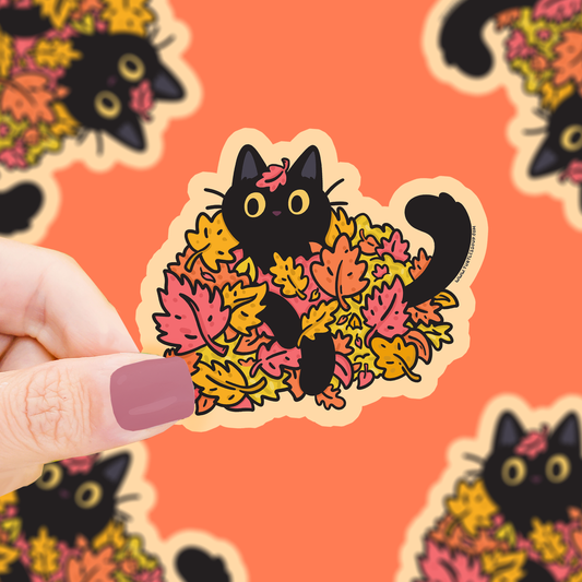 Autumn Leaves Vinyl Sticker