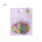 Maiden Brooch Clear Stickers