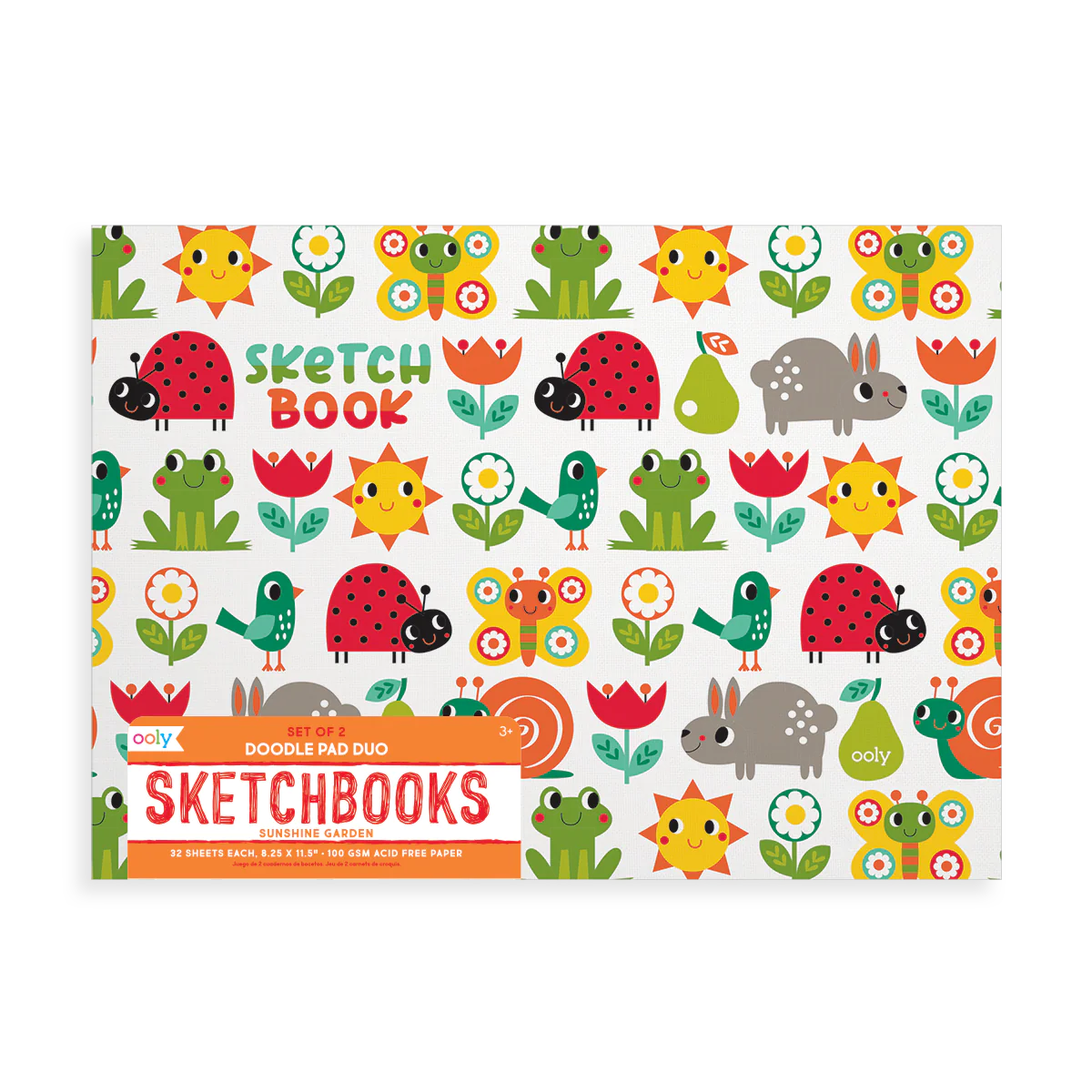 Sunshine Garden Doodle Pad Duo Sketchbooks - Set of 2
