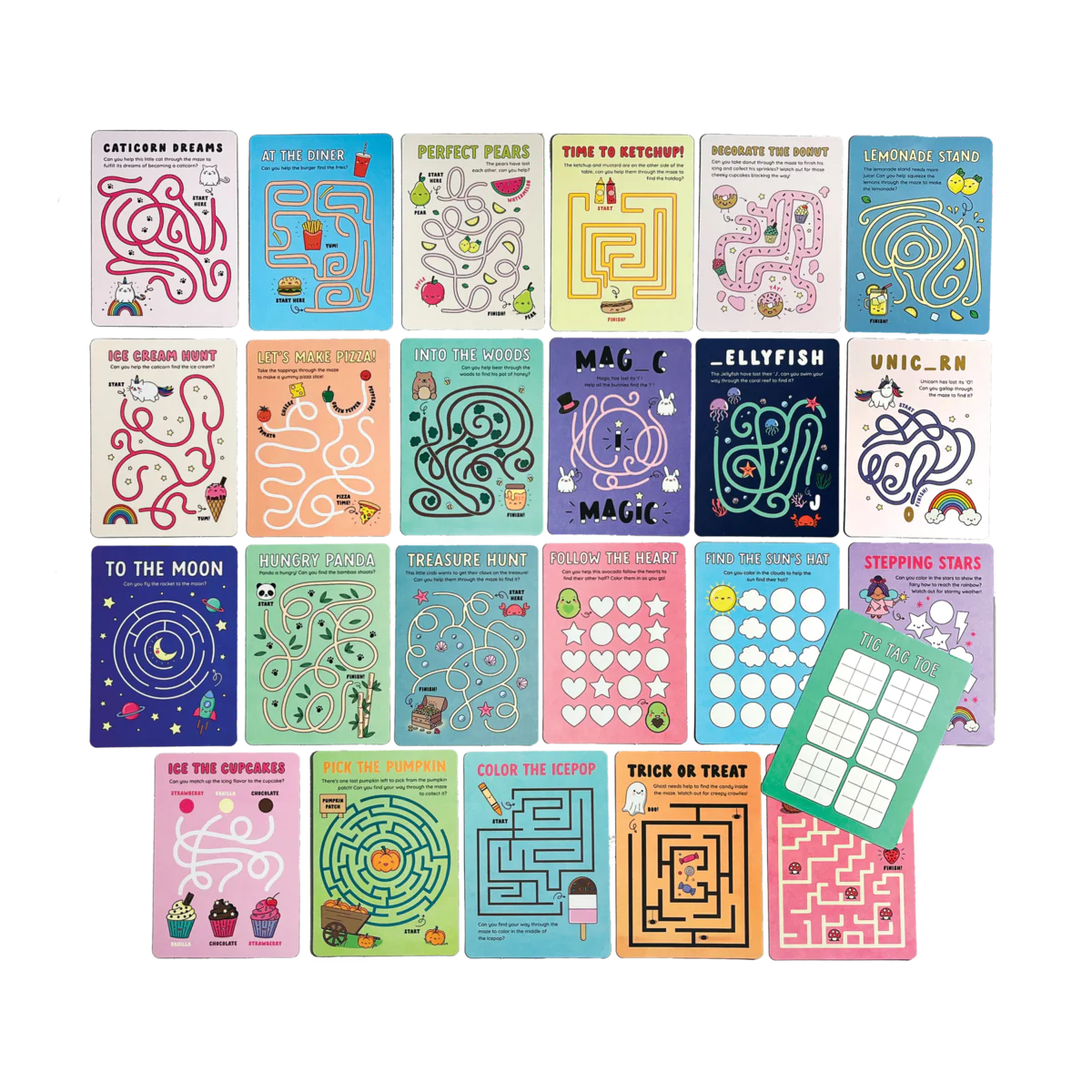 Mini Mazes Activity Cards