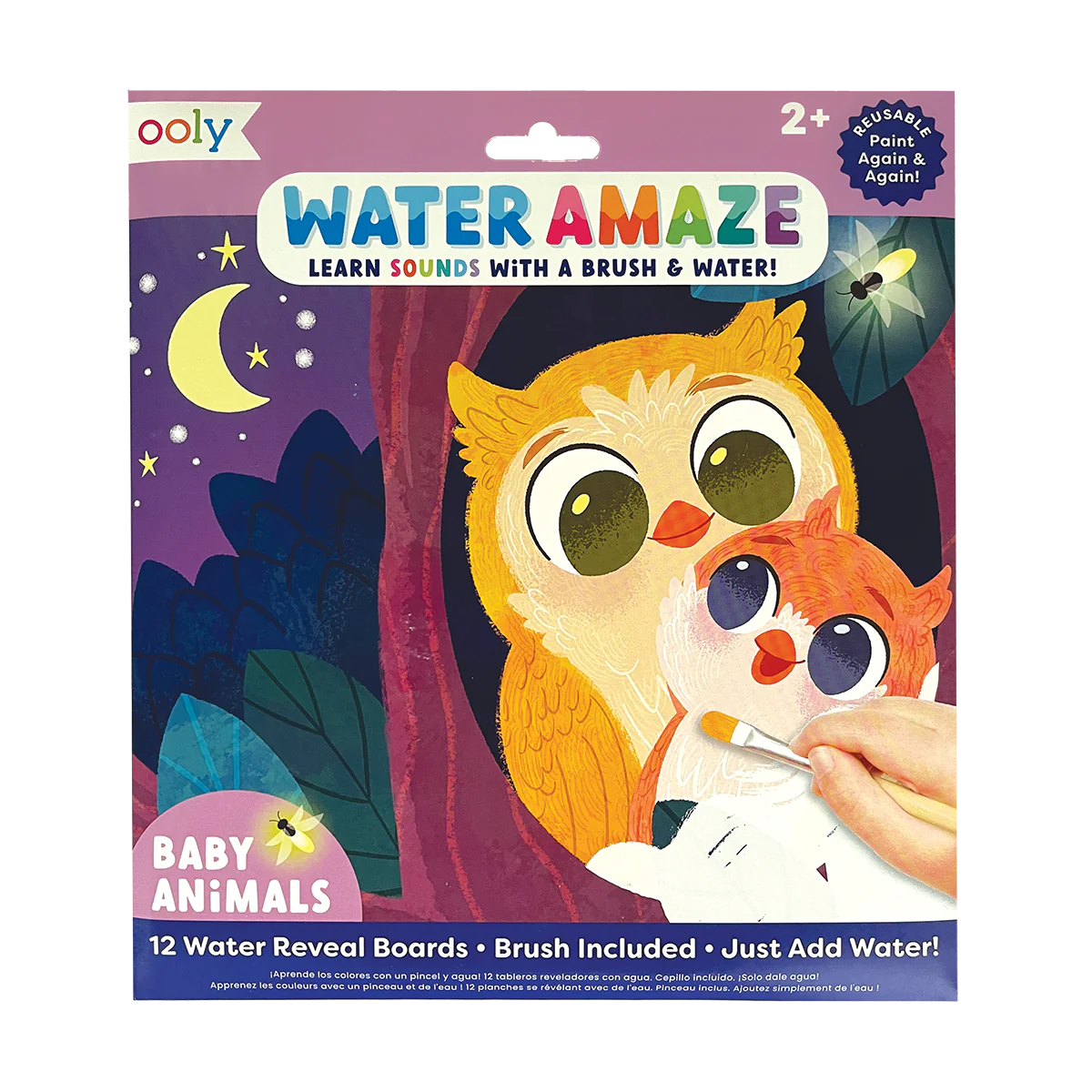 Water Amaze Water Reveal Boards - Baby Animals
