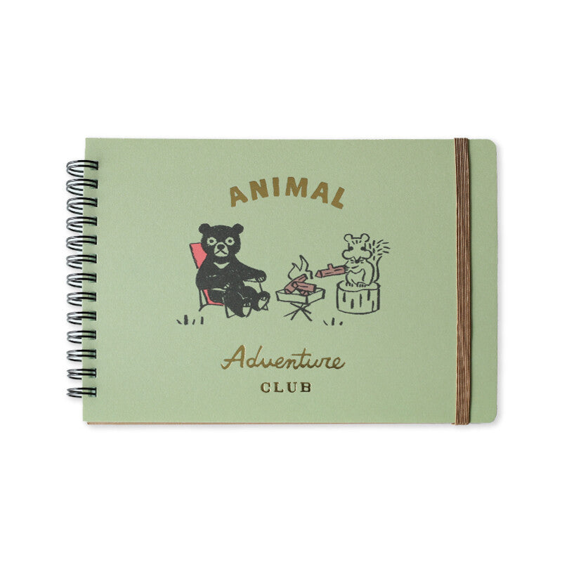 Animal Adventure Club Horizontal Notebook- Camp