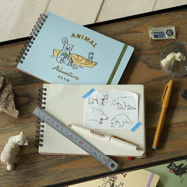Animal Adventure Club Horizontal Notebook- Mountain